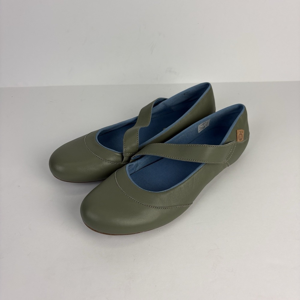 Merrell Olive Green Slip-On Ballet Flats